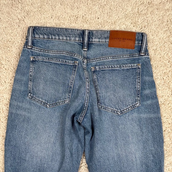 Lucky Brand Easy Rider Mid Rise Boot Jeans Distressed Medium Wash Women's 2 26R - Picture 13 of 14